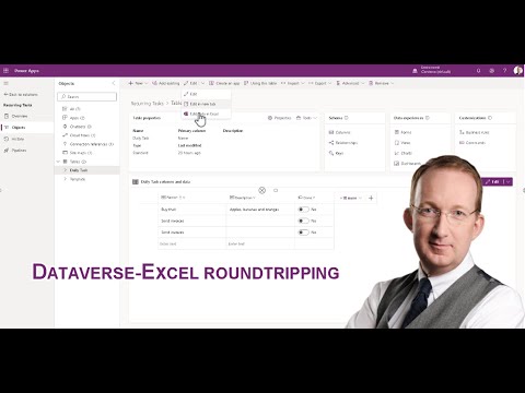 Dataverse-Excel Roundtripping