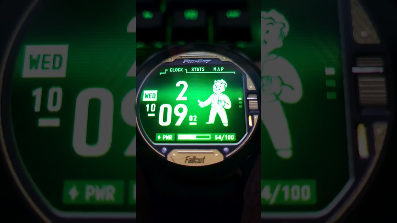 Fallout Animated Pipboy For The Galaxy Watch6! Actual Map Display & Power Counter, WOW!