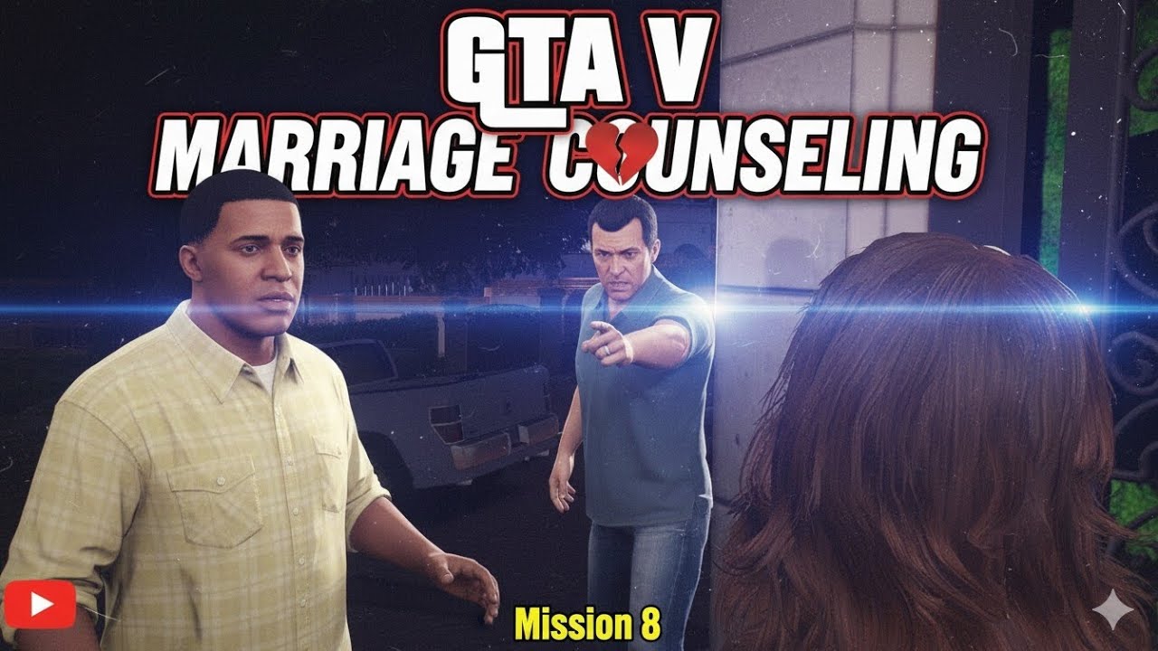 GTA 5 Michael DESTROYS A House Marriage Counseling Mission 8 