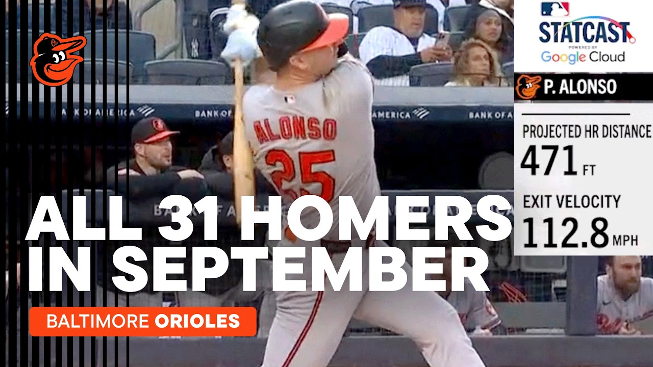 All 31 Home Runs in September | Baltimore Orioles