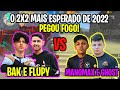 FLUXO BAK E FLUPY VS GHOST E MANOMAX - FLUPY DE CARAPINA É SURREAL - O 2X2 MAIS ESPERADO DE 2022!