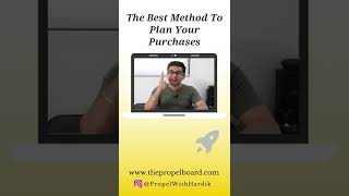 Best Purchase Planning Method