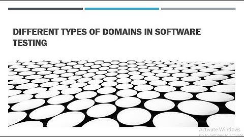 Different types of Domains in Software Testing | Manual Testing |QA