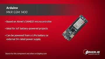Arduino MKR GSM 1400 | Maker Minute
