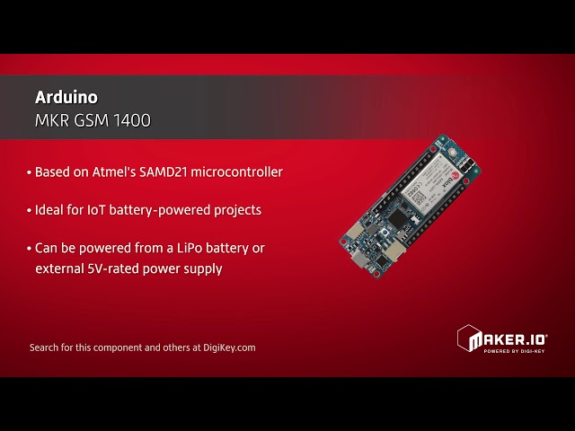 ARDUINO Arduino MKR GSM 1400 w/o Antenna