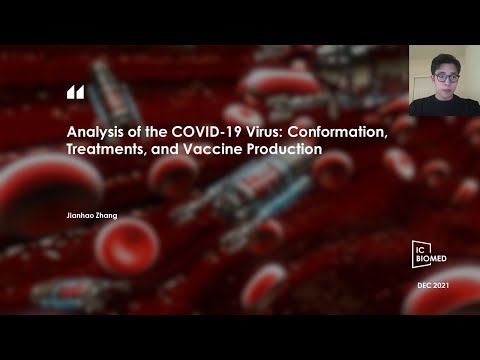 ICBioMed 2021 – Analysis of the COVID 19 Virus: Conformation, Treatments, And Vaccine Production
