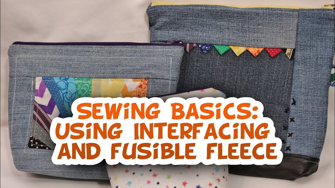 Using Interfacing and Fusible Fleece- Sewing Basics - Whitney Sews