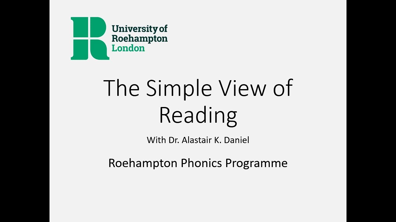 Simple View of Reading 2021