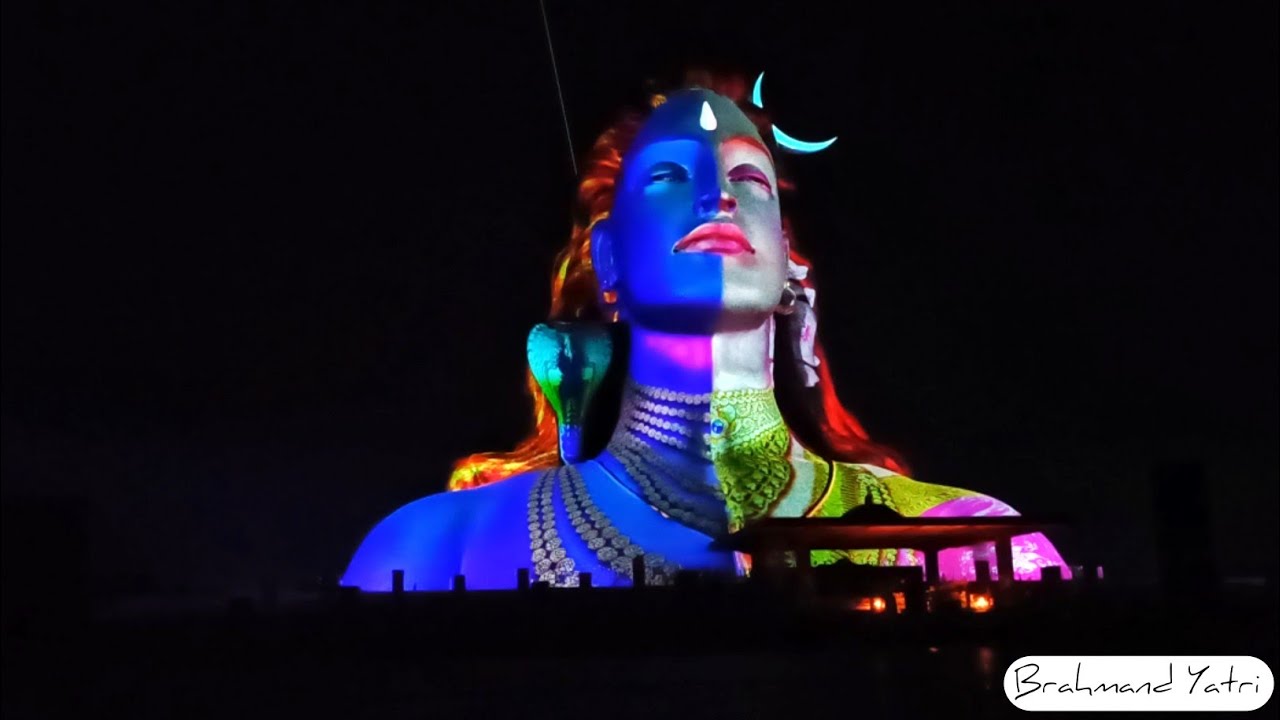 Adiyogi Light Show | Shiva adiyogi 3d laser light show | Sadhguru | Isha Foundation