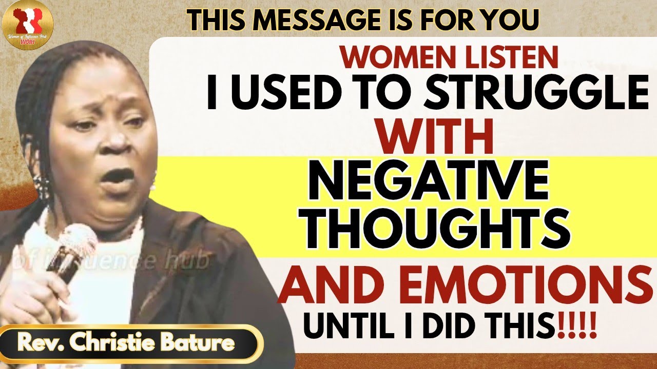 Как справляться с негативными мыслями и эмоциями? Вы должны начать это делать! | Преподобная Крис...