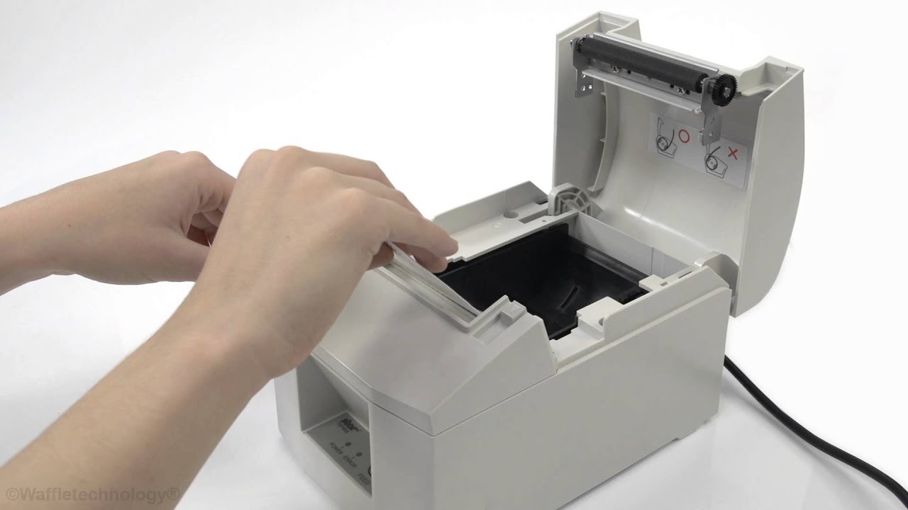 How to Clean a Thermal Printer with a Cleaning Card featuring