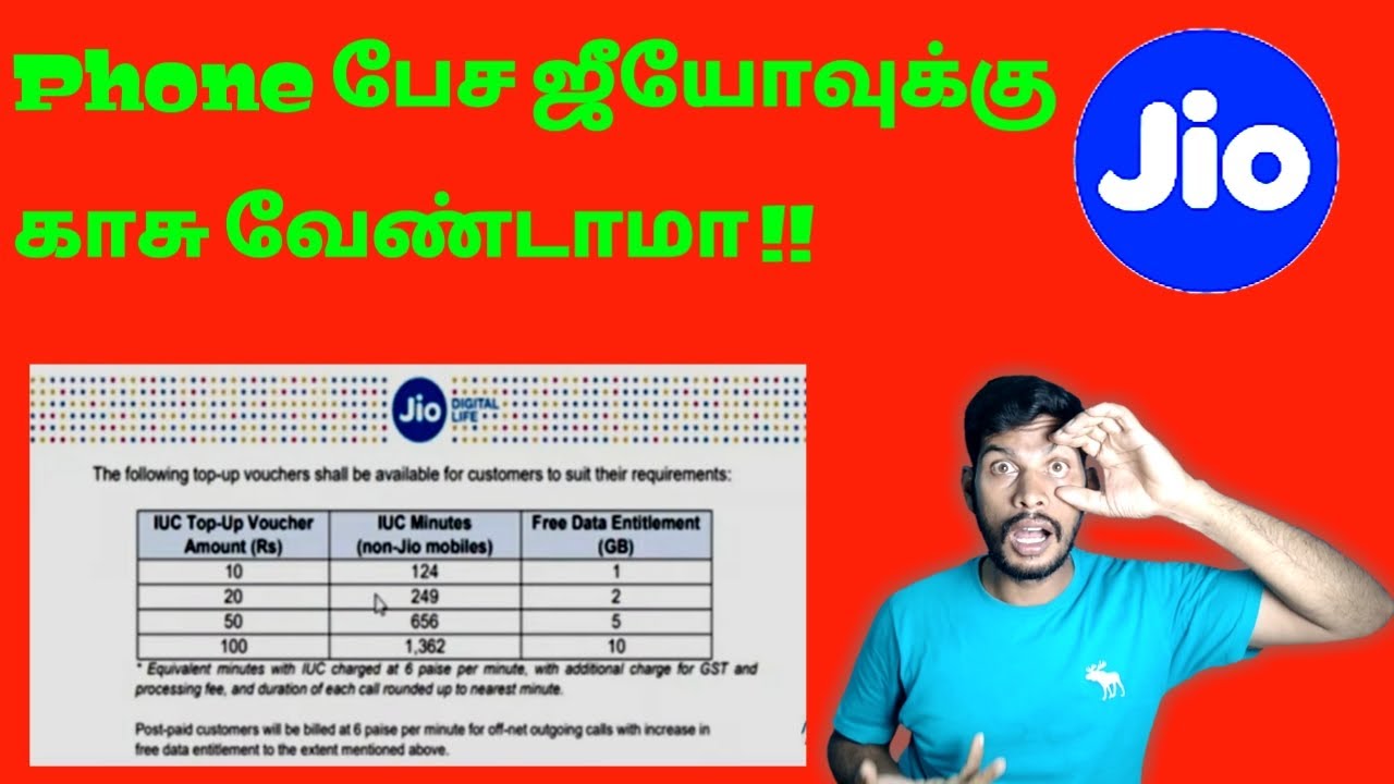 Jio New Update Voice call Recharge planning,  6 paise for every minutes full explained in Tamil