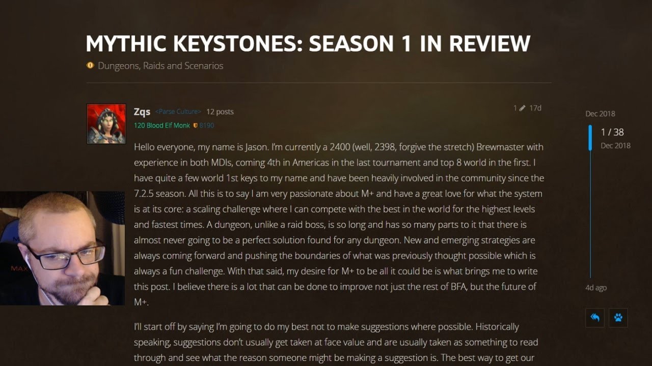 My Opinions on Mythic Keystones Season 1 In Review YouTube