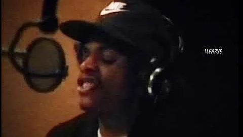 Eazy E In The Studio With N W A Recording Eazy Duz It