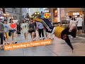 Girls reacting to crazy powermoves in public  flips in public  bboying in public  crazy reactions