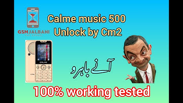 Calme Music 500 unlock with Cm2 Bootkey is 3 & 6