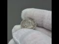 1867 10 Soldi Pius IX Papal Coin Silver Italy States