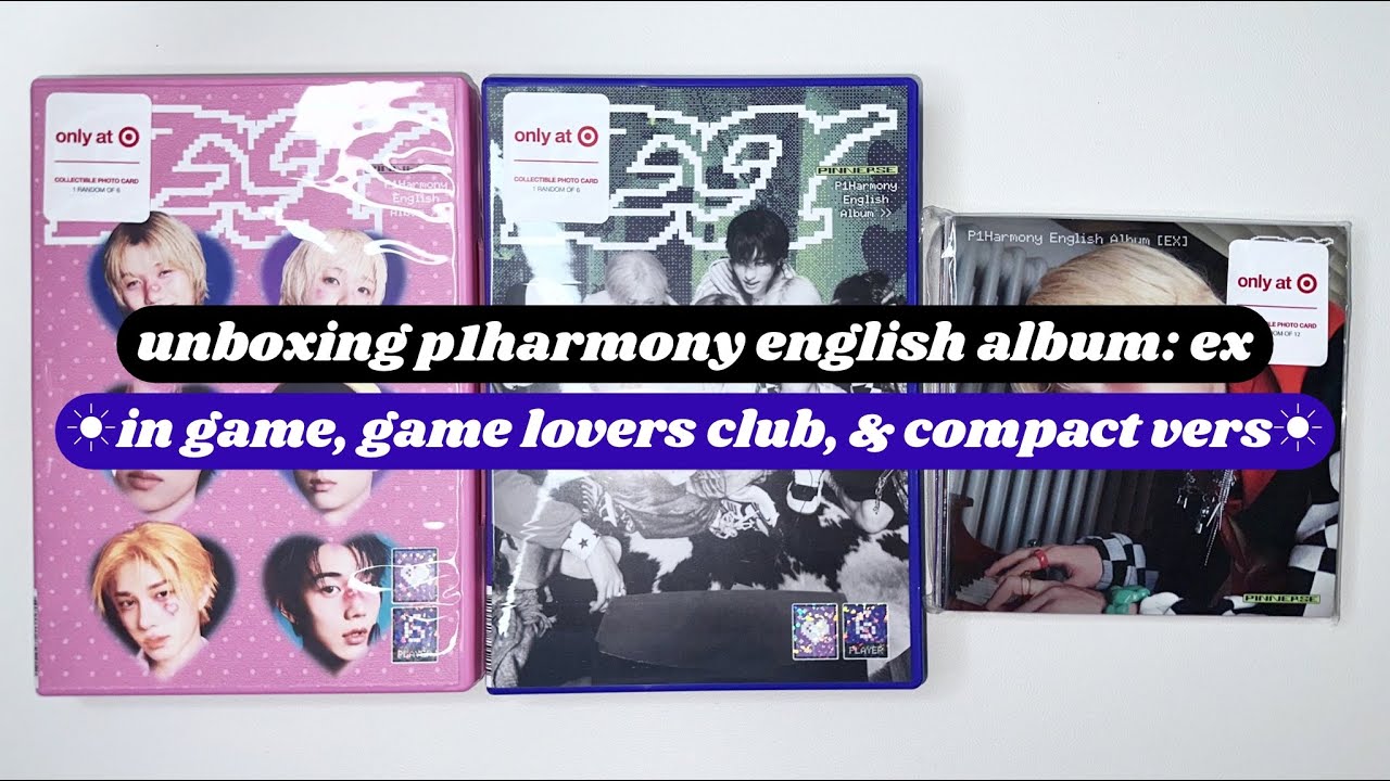 P1harmony VVIP特典 トレカ Amsterdam アムステルダム ☼ unboxing p1harmony english album: ex ☀︎ in game, game lovers