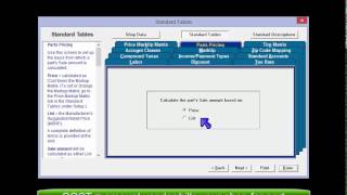 ShopKey Mgmt SE - Setup - Std. Tables: Pricing