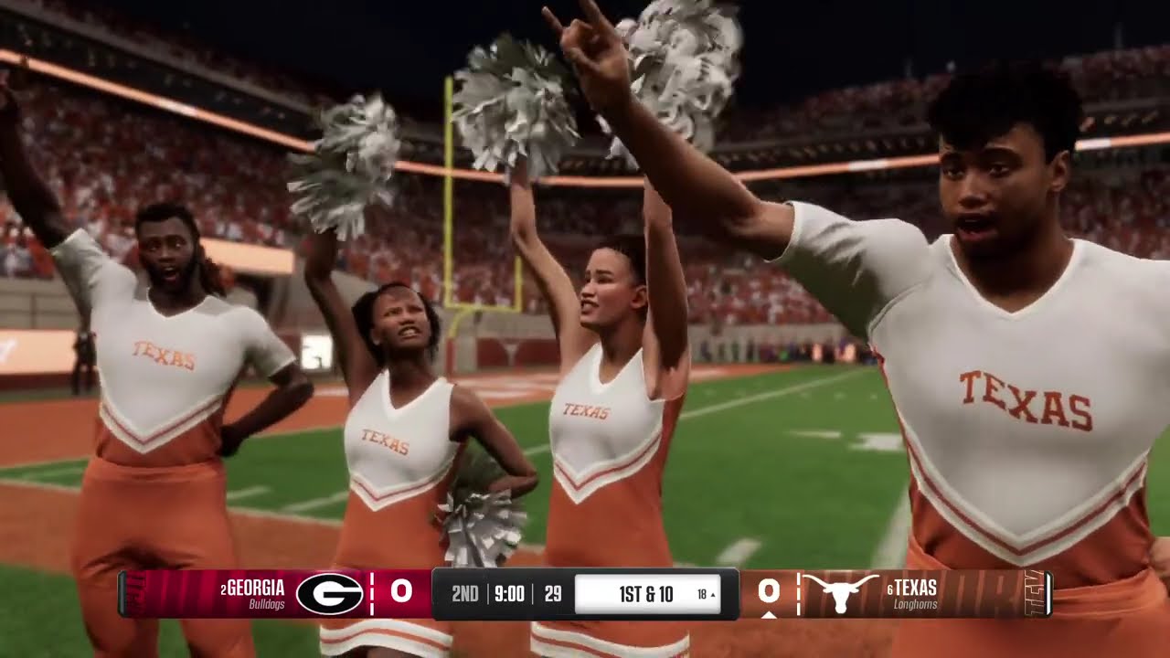 Georgia vs Texas SEC Championship | Full Game highlights Sim College football 25