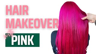 Pink Hair Transformation: Bleach, Tone, and Extensions Tutorial! 💖 #pinkhair #hairtransformation