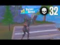 32 Elimination Solo Squad Win Gameplay Full Game Season 8 (Fortnite PC PS4 Controller)