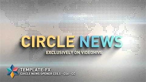 After Effects Project Files - Circle News Opener - VideoHive 8372425