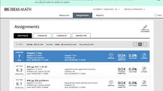 Big Ideas Math Website How to