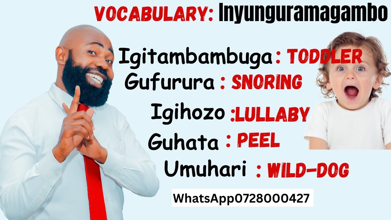 🛑L229: INYUNGURAMAGAMBO II AMAGAMBO Y'ICYONGEREZA ASOBANUYE MU KINYARWANDA