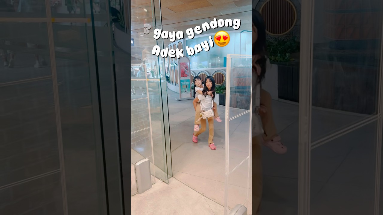 3 GAYA GENDONG ADEK BAYI😍!! #viralvideo #viralvidio