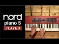 Nord piano 5 demo  7 piano voices no talking