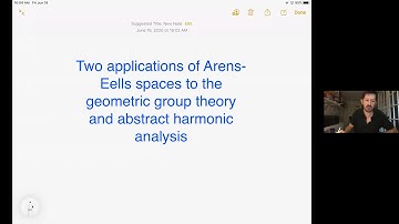 #14: Christian Rosendal- Two applications of Arens-Eells spaces
