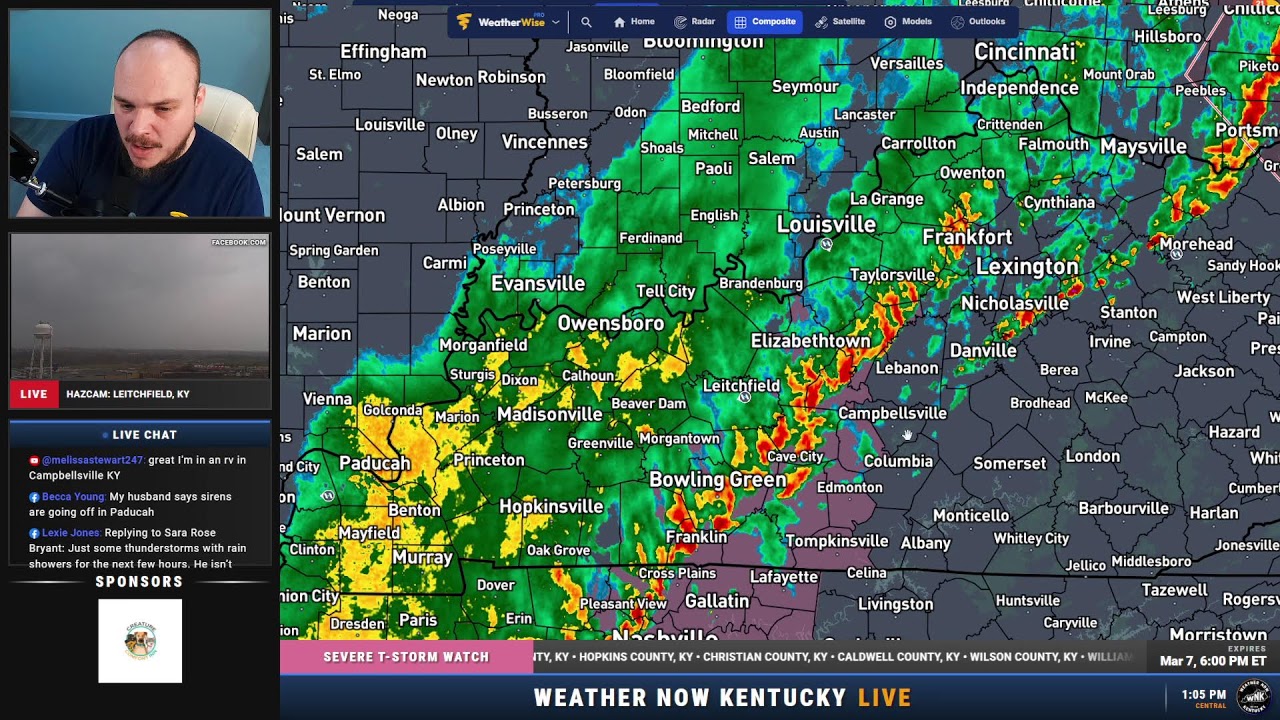 LIVE: Tornado Warning in West Kentucky
