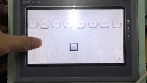 KV1000 KEYENCE PLC KV STUDIO เชื่อมต่อกับ HMI SAMKOON SK-070HS HE ผ่าน Port RS232 SK TOOL