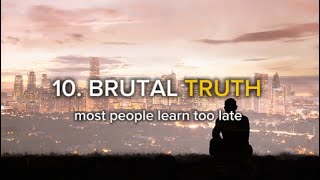 Watch This Before It’s Too Late | 10 Brutal Success Truths 