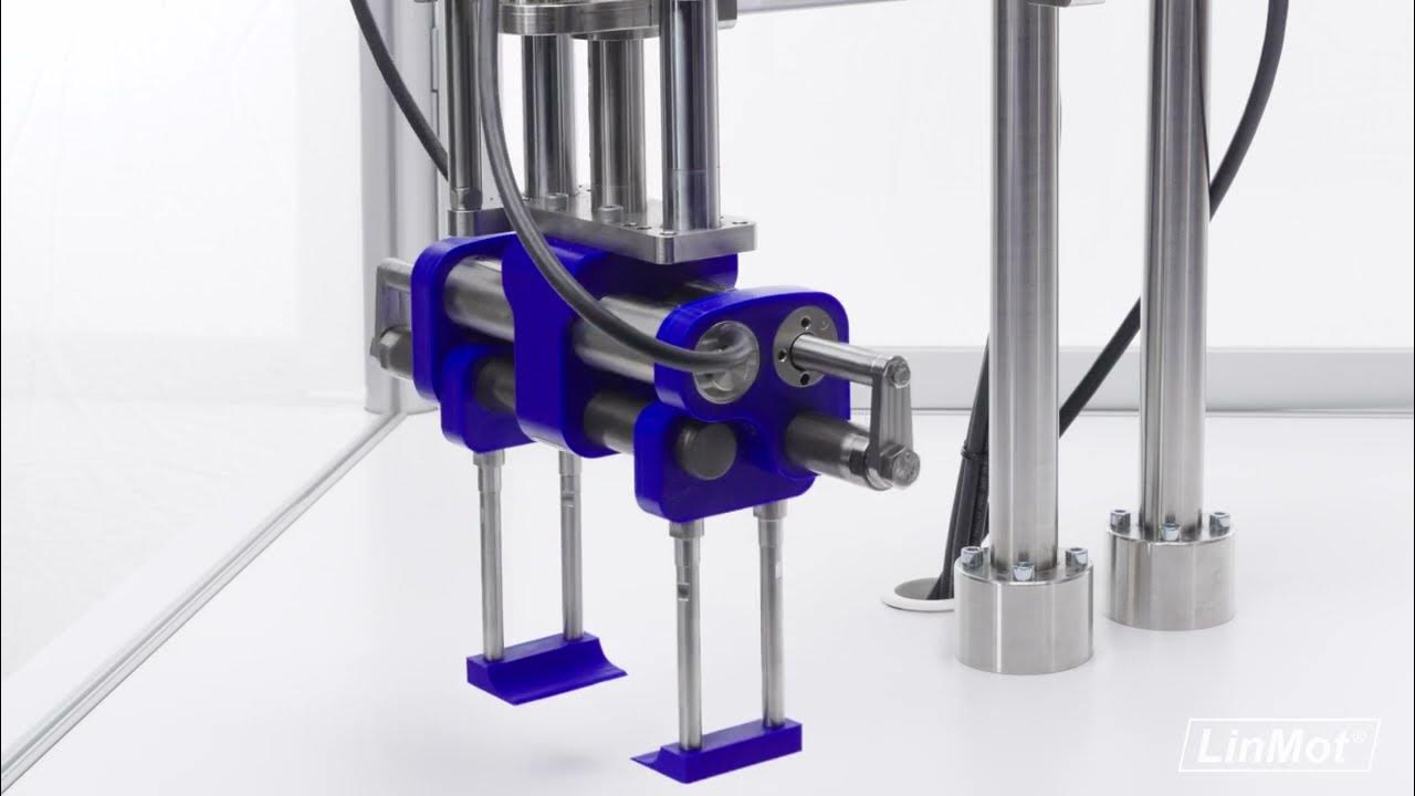 Hygienic, SM PickandPlace with Gripper Module LinMot USA YouTube