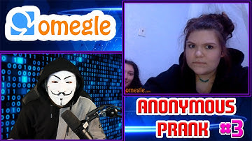 Anonymous Hacking into OMEGLE Video Prank - #10 - Funny Reactions