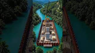 From Ruins to Reality: The Ultimate Bridge Rebuild 🚧 #youtubeshorts #beforeandafter #trending