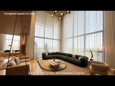 Fully Furnished Brand New Duplex on Sale, Adani Shantigram, Ahmedabad, Gujarat