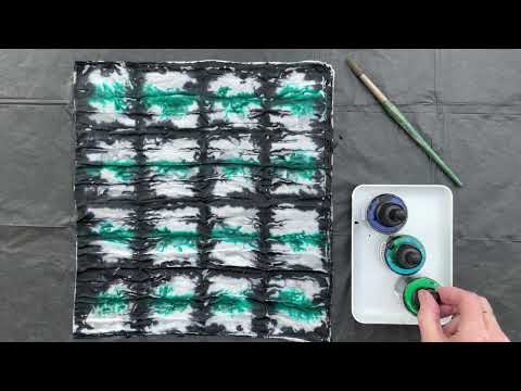 Hilary Paints a Silk Scarf