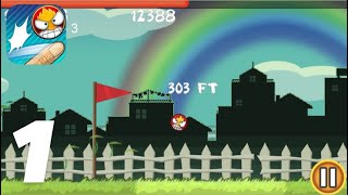 Flick Home Run ! Gameplay Part 1 | Intro and Walkthrough Gameplay (iOS) screenshot 5