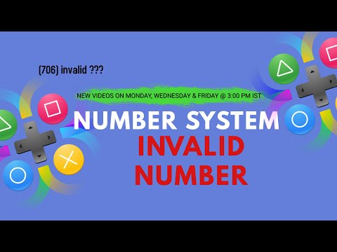 Invalid Number in Number System @Barreqon Learning