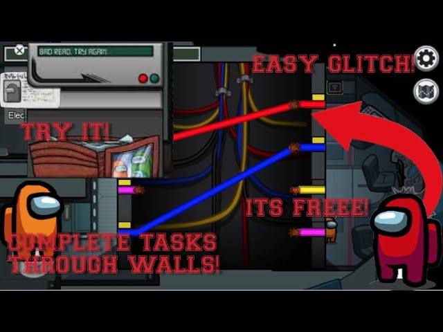 Among Us Wall Glitch How To Make People Think You Are A Hacker On Polus Map By Using Glitches If You Do This You Can T Come Out Until The Emergency Is - how to glitch through any wall in roblox