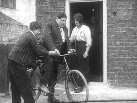 Fat Man on a Bicycle (1914)