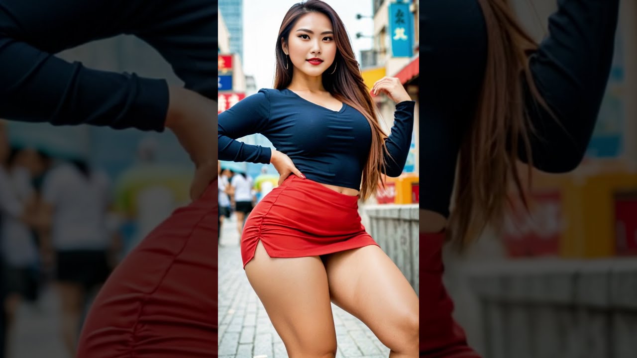 Beautiful Chinese Street Fashion #aiart #aigirl #ai