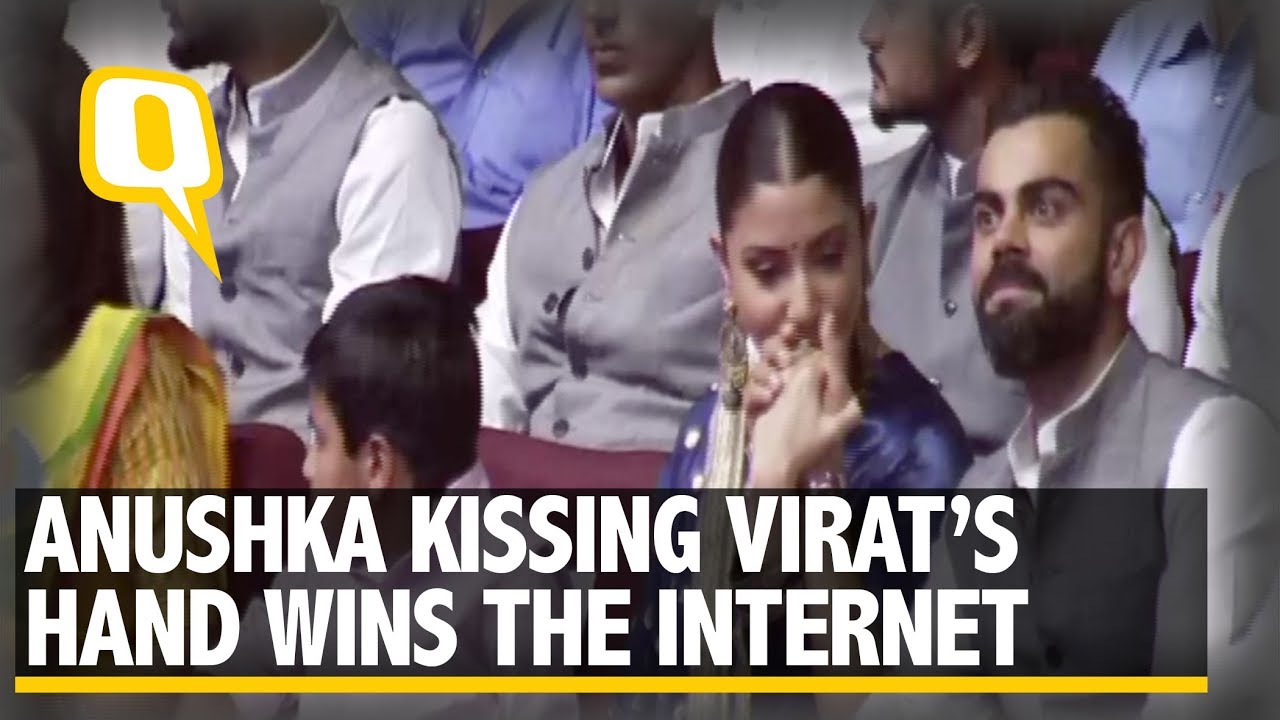 Anushka Kissing Virats Hand at DDCA Event Wins Hearts  The Quint