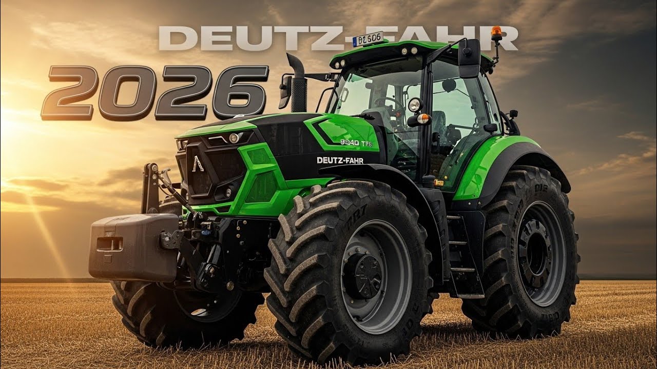 «💚 Немецкий трактор-монстр! DEUTZ-FAHR 9340 TTV 2026 — он меняет всё!»