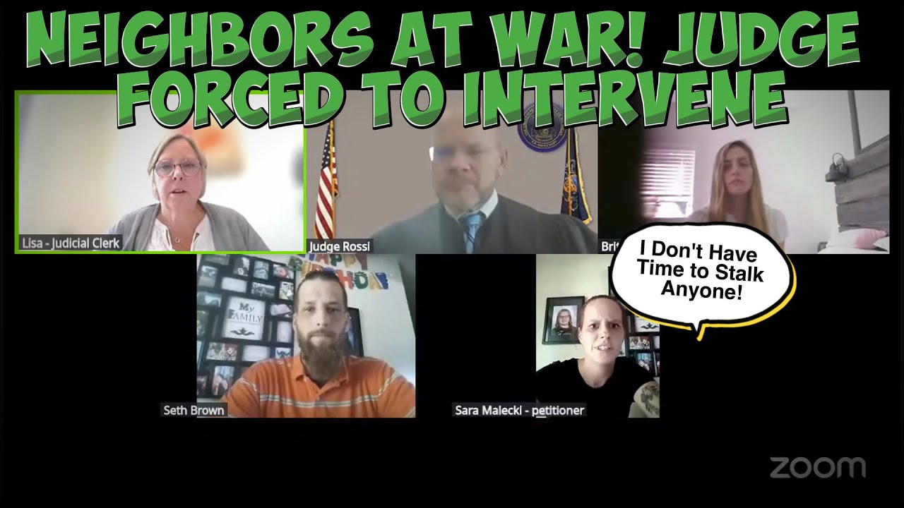 Neighbors at WAR! Judge Forced to Intervene