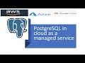 PostgreSQL : Postgres Cloud service providers