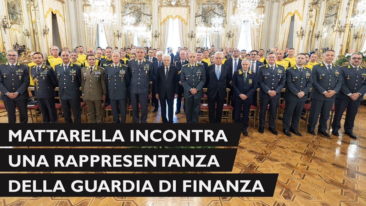 Mattarella incontra il Comandante Generale della Guardia di Finanza